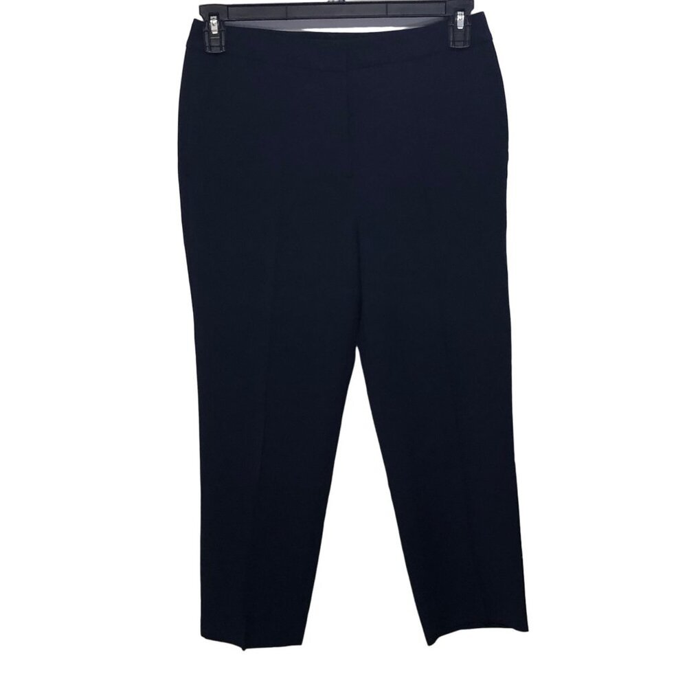 BCBG MAXARIA GERRY NAVY ANKLE dress/slacks PANTS SIZE 4